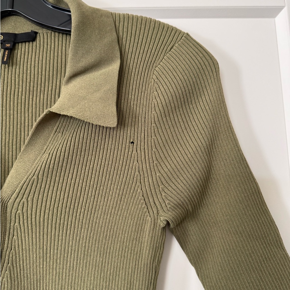 Maje Ribbed Knit Mini Dress - Picture 3 of 7